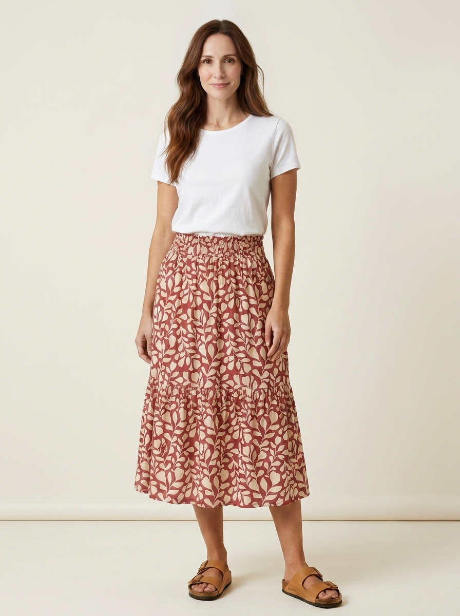 Lottie Skirt · Rosehip Shadow