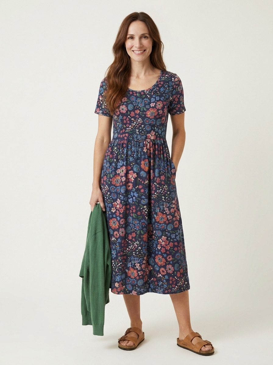 Sagie Midi Dress · Misty Meadows