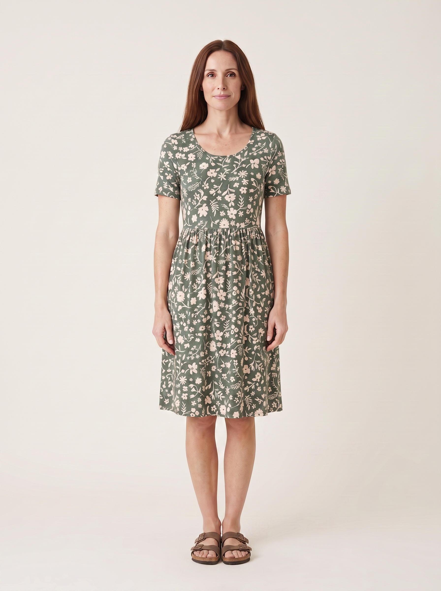 Sagie Midi Dress · Spring Ditsy