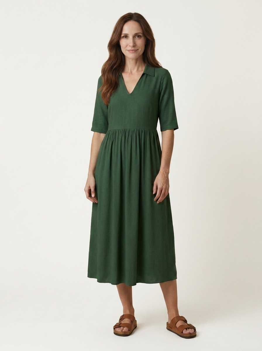 Marnie Maxi Dress · Forest Green