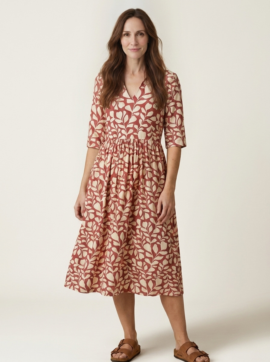 Marnie Maxi Dress · Rosehip Shadow