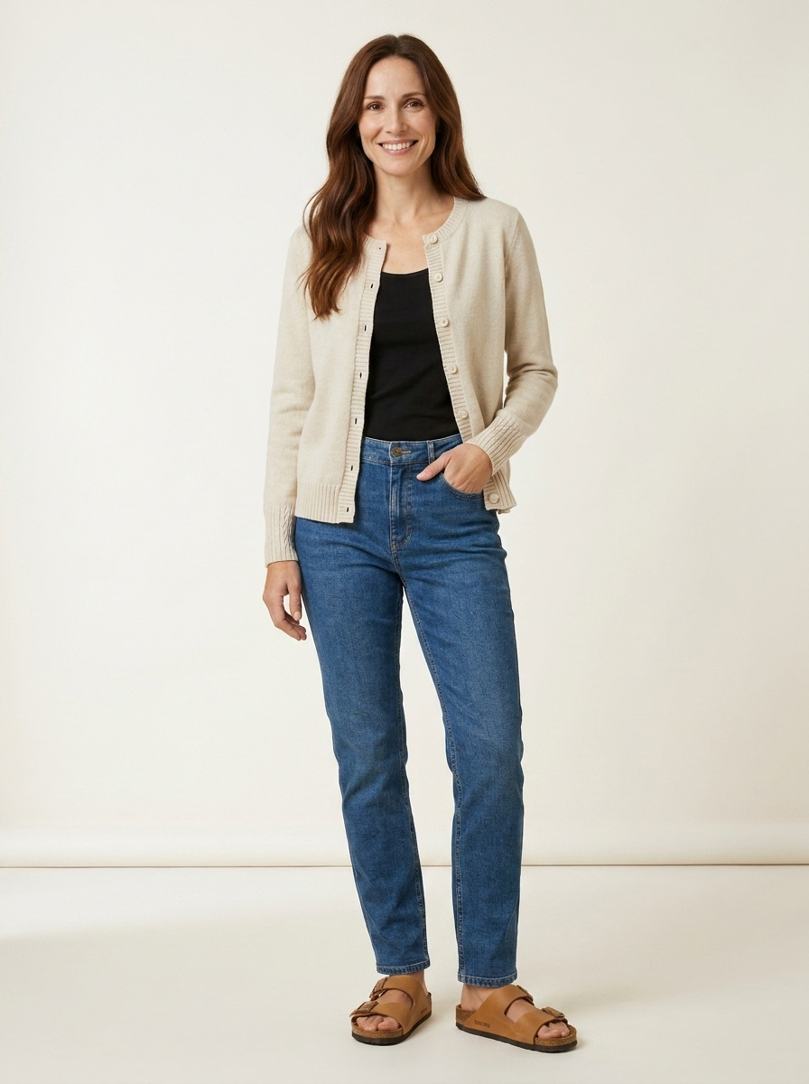 Sunberrie Cardigan · Morning Stone