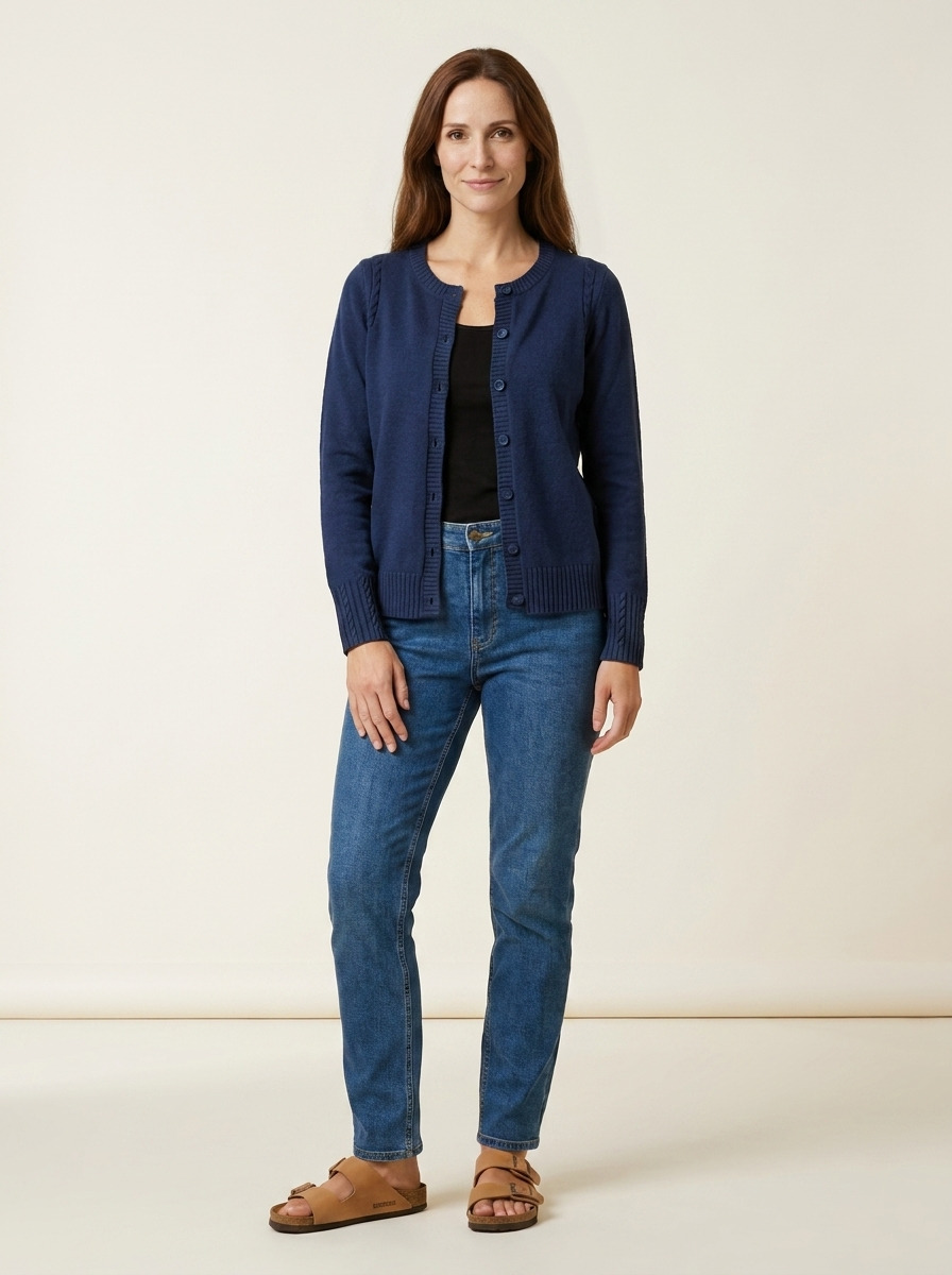 Sunberrie Cardigan · Nightwatch Navy