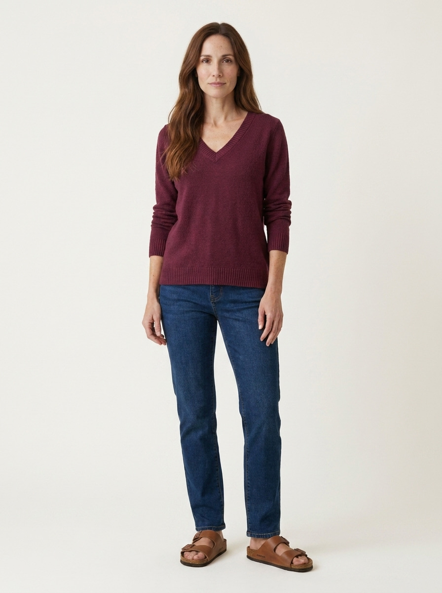 Millie Cardigan · Plum