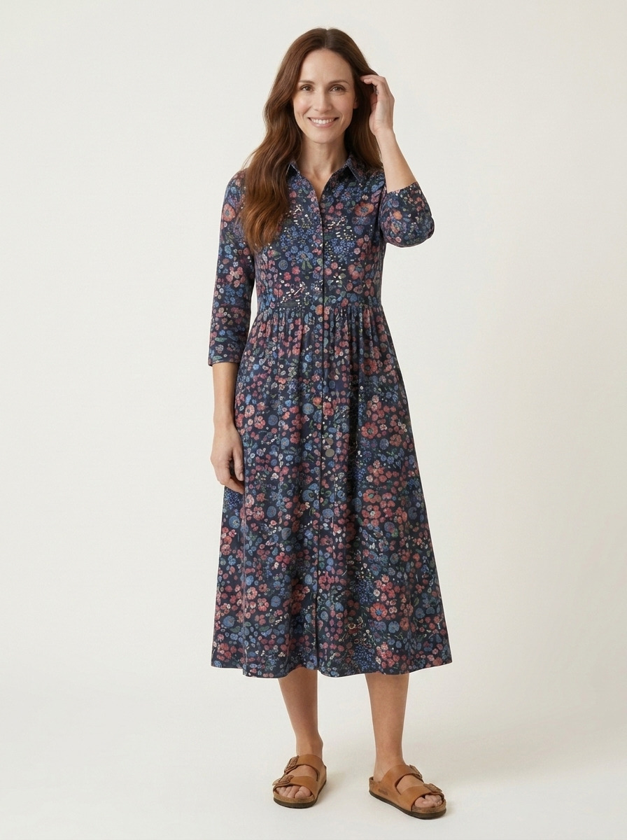 Ivie Shirt Dress · Misty Meadows