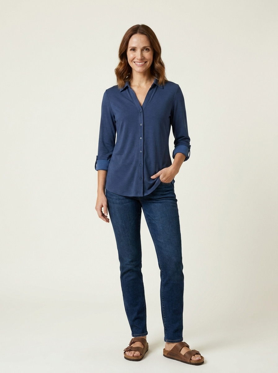 Sedgie Button Shirt · Nightwatch Navy